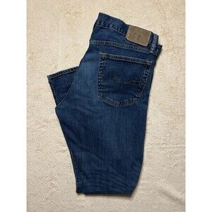 Polo Ralph Lauren Varick Slim Straight Relaxed Jeans 36x32 Blue Classic Preppy